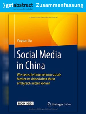 cover image of Social Media in China (Zusammenfassung)